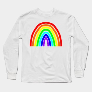 Rainbow Stripes Long Sleeve T-Shirt